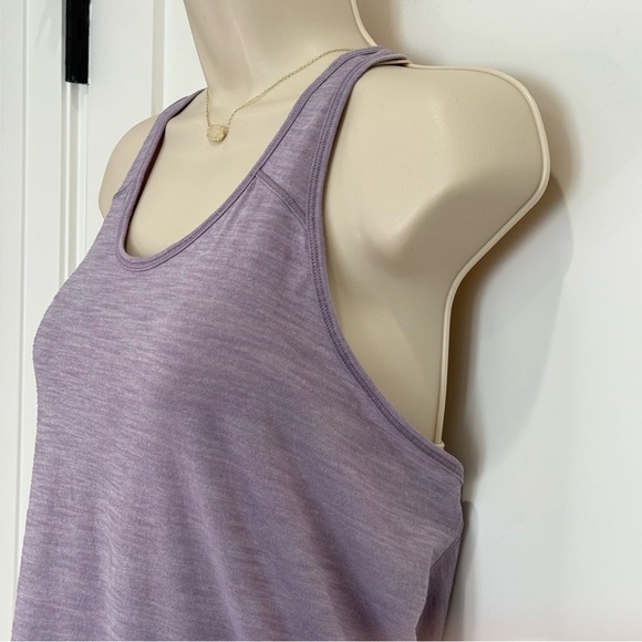 Lululemon Essential Tank Top Racerback Flowy Heathered Dusty Dawn Purple Size 6 - Picture 6 of 9